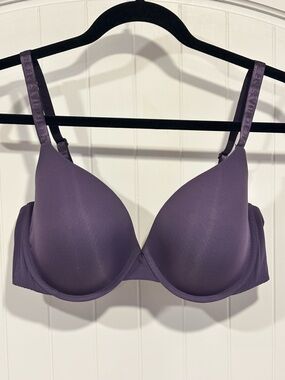 Victoria Secret Lightly Lined Demi 38D Eggplant Purple Underwire T-Shirt Bra